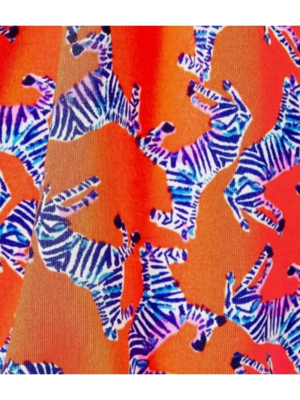 Lilly Pulitzer Bowen Zebra Print Halter Top Size Small - Picture 6 of 9